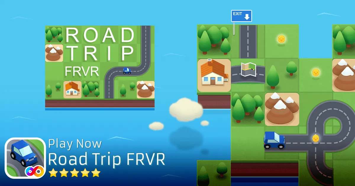 Hình ảnh game Lắp Ráp Đường Roadtrip Frvr