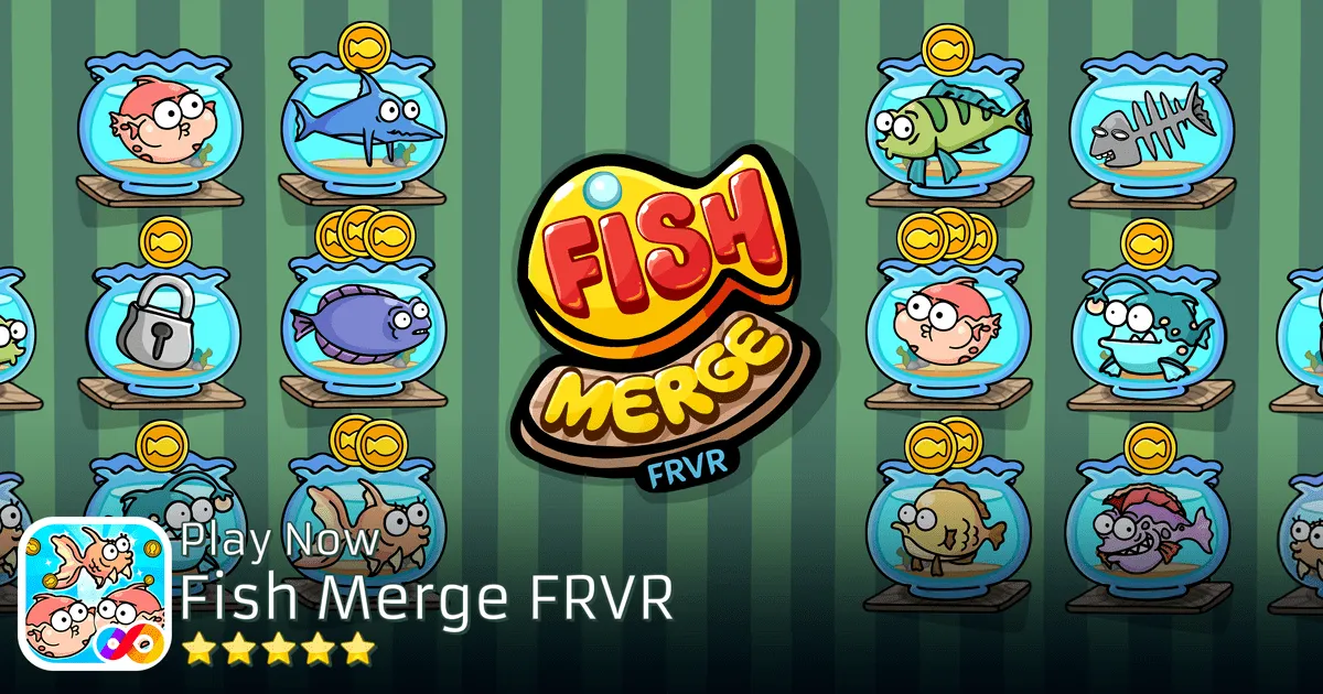 Hình ảnh game Nối Hợp Nhất Cá Fishmerge Frvr