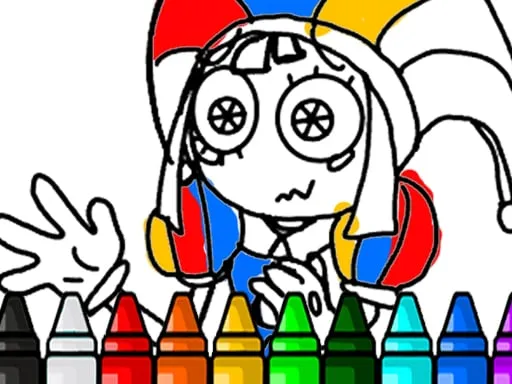 Hình ảnh game Pomni Coloring Book