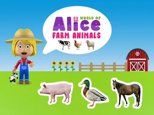 Hình ảnh game World of Alice   Farm Animals